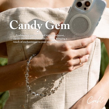 Coehl コーエル ハンドストラップ CANDY GEM ナイロン製 耐水性フック キャンディピンク MSソリューションズ