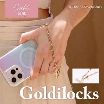 Coehl コーエル ハンドストラップ GOLDILOCKS 耐水性フック 丈夫 ナイロン製ストリング シャンパンゴールド MSソリューションズ