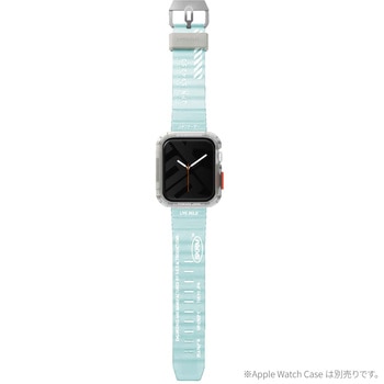 SKINARMA スキンアマ Apple Watch 45/44/42mm 用バンド SHOKKU 防水 長さ調節可能 ライトブルー MSソリューションズ