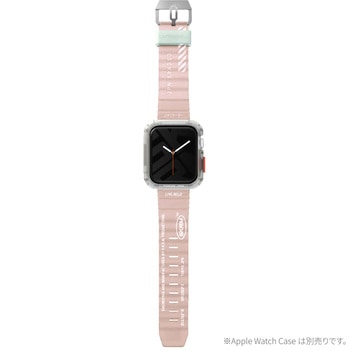 SKINARMA スキンアマ Apple Watch 45/44/42mm 用バンド SHOKKU 防水 長さ調節可能 ライトピンク MSソリューションズ
