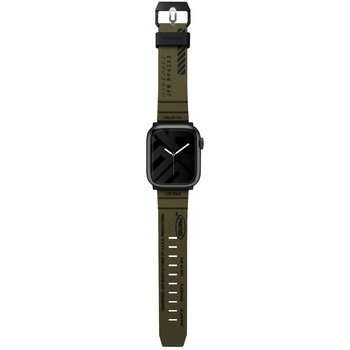 SKINARMA スキンアマ Apple Watch 45/44/42mm 用バンド SHOKKU 防水 長さ調節可能 オリーブ MSソリューションズ