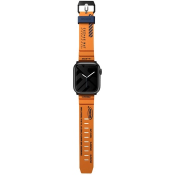 SKINARMA スキンアマ Apple Watch 45/44/42mm 用バンド SHOKKU 防水 長さ調節可能 オレンジ MSソリューションズ