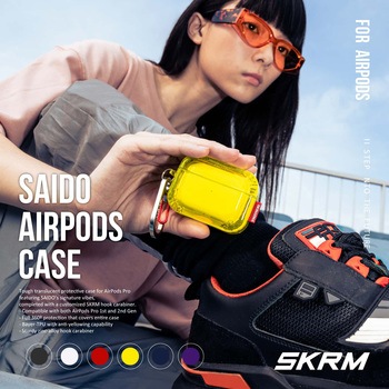 SKINARMA スキンアマ AirPods Pro 2 用ケース SAIDO ワイヤレス充電対応 パープル MSソリューションズ