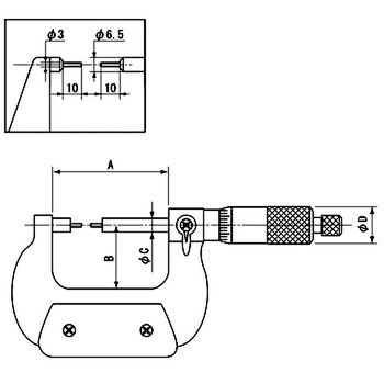 スプラインマイクロメータ 新潟精機(SK) 【通販モノタロウ】