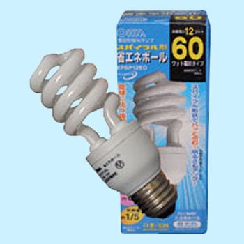 EFSP12ED スパイラル型蛍光球 1個 オーム電機 【通販モノタロウ】