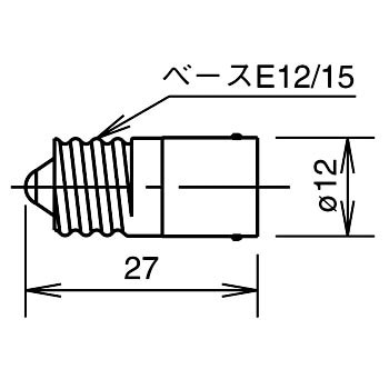 LED球(保守用部品 LETD) IDEC(和泉電気)