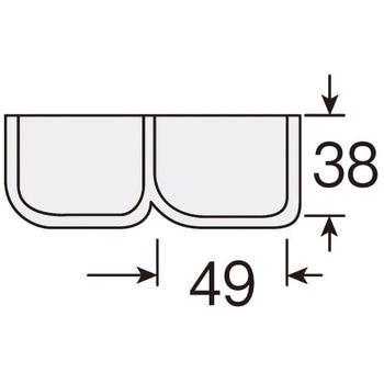 パーツケースB-50用仕切板 ホーザン
