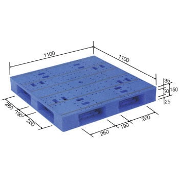 LXパレット 4方差し片面使用型 三甲(サンコー) 【通販モノタロウ】