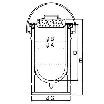 33C-AL デュワーフラスコ(大型・広口・フタ付) 1個 アズワン 【通販