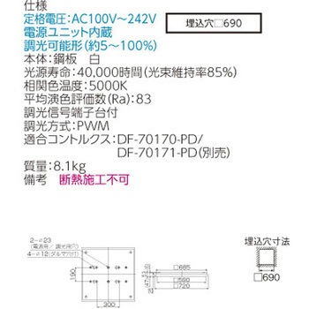LEDベースライト+LEDバーセット TENQOOスクエア LEDバータイプ 下面開放タイプ 東芝ライテック