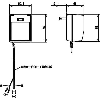 PS-6F 親子式インターホン LEM-1用電源アダプター アイホン プラグ式