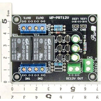 DC12V仕様デジタルアンプ対応 ポップノイズ防止回路基板完成品 - ワンダーピュア
