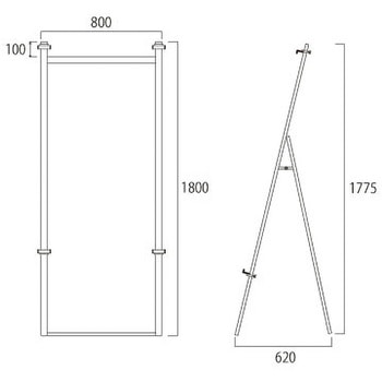 アルミフリーイーゼル 常磐精工