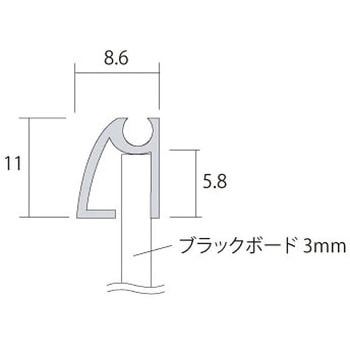 枠付ブラックボード 常磐精工