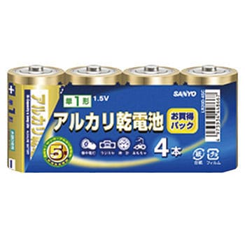 LR20D-4SC アルカリ乾電池 Dシリーズ 1パック(4本) SANYO 【通販 LR20D-4SC アルカリ乾電池 Dシリーズ 1パック(4本) SANYO 【通販