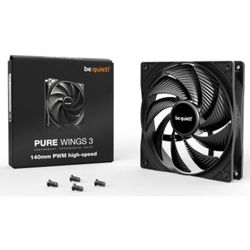 be quiet! PURE WINGS 3 140mm PWM High Speed 冷却ファン 黒 BL109 be quiet!