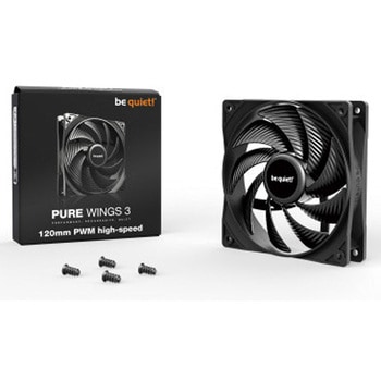 be quiet! PURE WINGS 3 120mm PWM High Speed 冷却ファン 黒 BL106 be quiet!