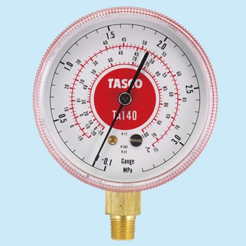 TA140 R22・R12・R502 高精度圧力計(高圧側) 1個 タスコ(TASCO) 【通販