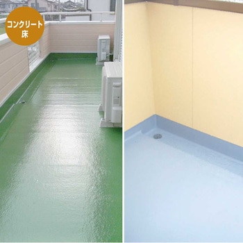 再入荷即納 カンペハピオ 高耐水 防塵 防汚 水性コンクリート床用 グレー 14L 日本製 00477655091140 ペンキ 塗料 水性