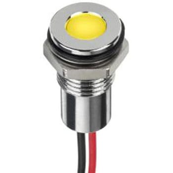 RS PRO パイロットランプ, 12V dc, 黄, 実装ホールサイズ:8mm RS PRO