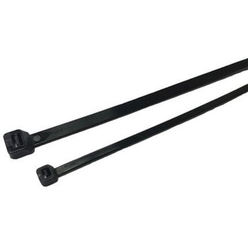 RS PRO 結束バンド， 150mm x 3.6mm， 黒， ナイロン 66 RS PRO