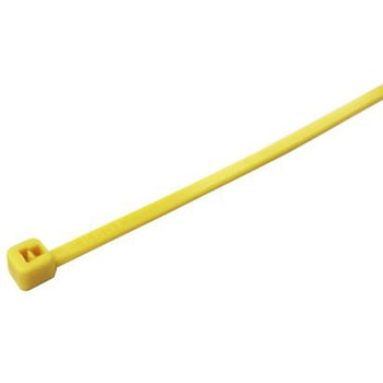 RS PRO 結束バンド， 203mm x 4.6mm， 黄， ナイロン 66 RS PRO