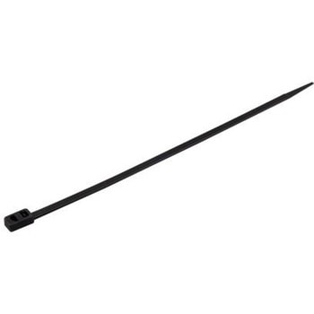 RS PRO 結束バンド， 370mm x 4.8mm， 黒， ナイロン 66 RS PRO
