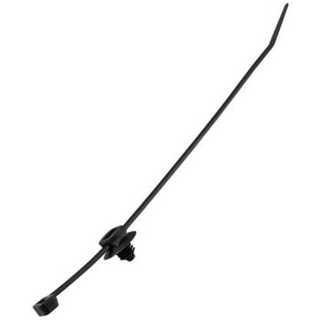 RS PRO 結束バンド， 200mm x 4.6mm， 黒， ナイロン 66 RS PRO