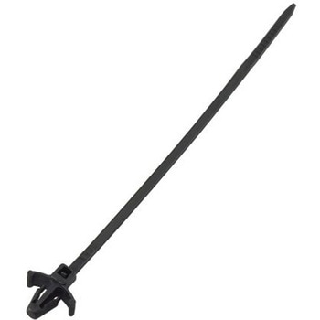 RS PRO 結束バンド， 112mm x 2.5 mm， 黒， ナイロン 66 RS PRO