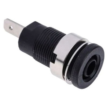 RS PRO バナナソケット メス 黒 RS PRO