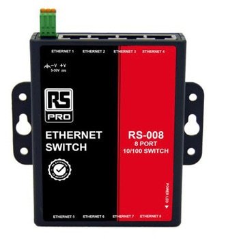 イーサネットスイッチ RS PRO 8 アンマネージド RS PRO