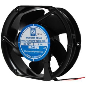 RS PRO 軸流ファン 電源電圧：24 V dc， DC， 172 x 150 x 51mm RS PRO