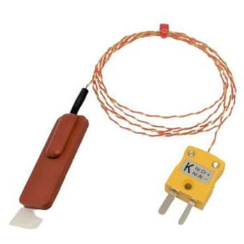 RS PRO ゴムパッチ熱電対センサ， ， Kタイプ， プローブ径:40 x 13 x 5mm， プローブ長さ:2m RS PRO