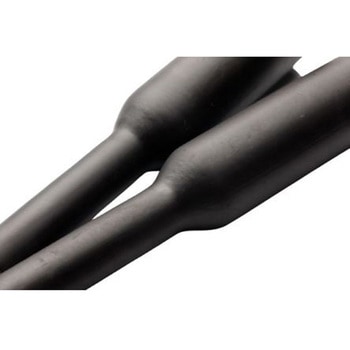 RS PRO 熱収縮チューブ， 収縮前 9.5mm， 収縮後 4.8mm， 黒 RS PRO