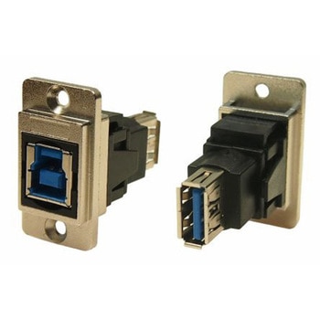 RS PRO USBコネクタ B to A， メス to メス パネルマウント RS PRO