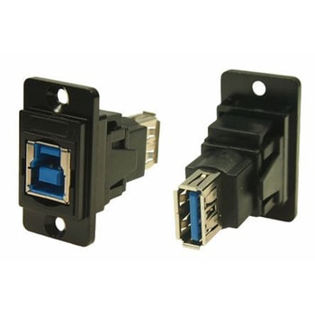 RS PRO USBコネクタ B to A， メス to メス パネルマウント RS PRO