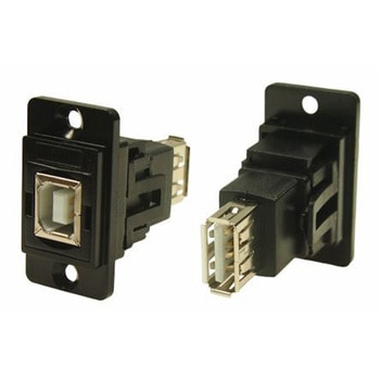 RS PRO USBコネクタ B to A， メス to メス パネルマウント RS PRO