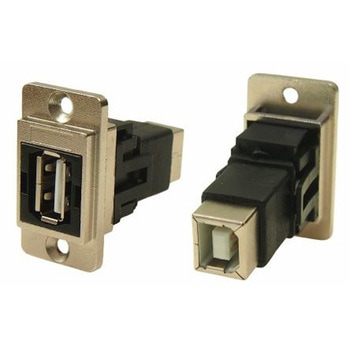 RS PRO USBコネクタ A to B， メス to メス パネルマウント RS PRO