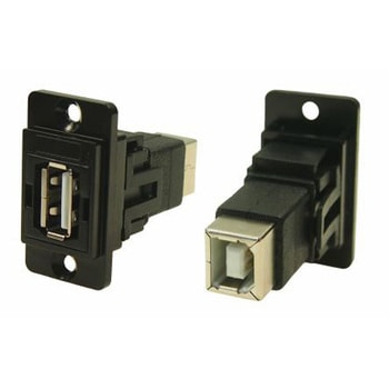 RS PRO USBコネクタ A to B， メス to メス パネルマウント RS PRO