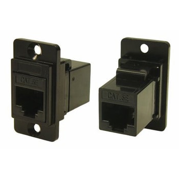 RS PRO RJ45 モジュラーコネクタ， ソケット， RJ45コネクタ， パネルマウント， Cat5e RS PRO
