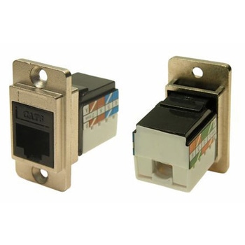 RS PRO RJ45 モジュラーコネクタ， ソケット， RJ45コネクタ， パネルマウント， Cat6 RS PRO
