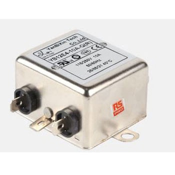 RS PRO RFIフィルタ 単相 10A シャーシーマウント 0.22μF 2*1.2 mH 0.4 / 0.8 mA Single Stage 2.2MΩ RS PRO