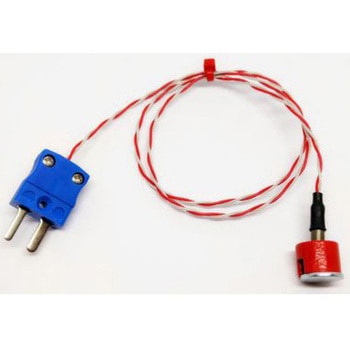 RS PRO ボタンマグネット熱電対センサ， ， Kタイプ， プローブ径:7/0.2mm， プローブ長さ:0.5m RS PRO