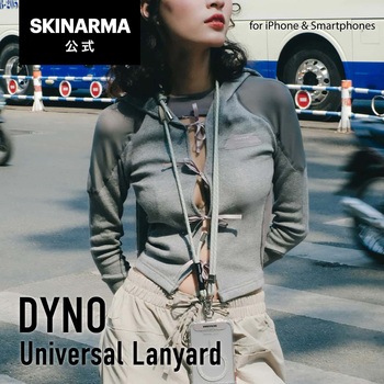 SKINARMA スキンアマ ストラップ DYNO ケース取付用シート付属 丈夫 長さ調節可能 オブシディアン MSソリューションズ
