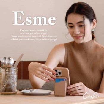 Coehl コーエル Magsafe対応 3in1カードホルダー ESME 卓上ホルダー Magsafe非対応端末取り付け可能 ダスティヌード MSソリューションズ