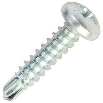 #12 X 2 Phillips Pan Teks #3 Zinc RS PRO