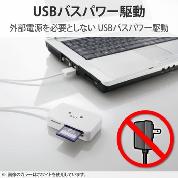 メモリリーダライタ SD+MS+CF対応 小型 エレコム
