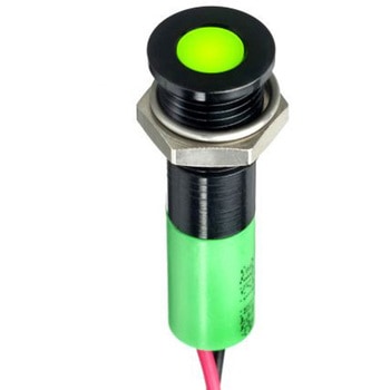 RS PRO パイロットランプ， 2V dc， 緑， 実装ホールサイズ:8mm RS PRO