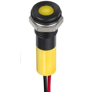 RS PRO パイロットランプ， 2V dc， 黄， 実装ホールサイズ:8mm RS PRO