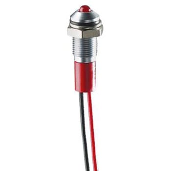 RS PRO パイロットランプ， 2V dc， 赤， 実装ホールサイズ:8mm RS PRO